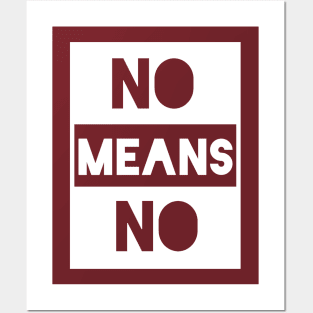 No Means No Posters and Art